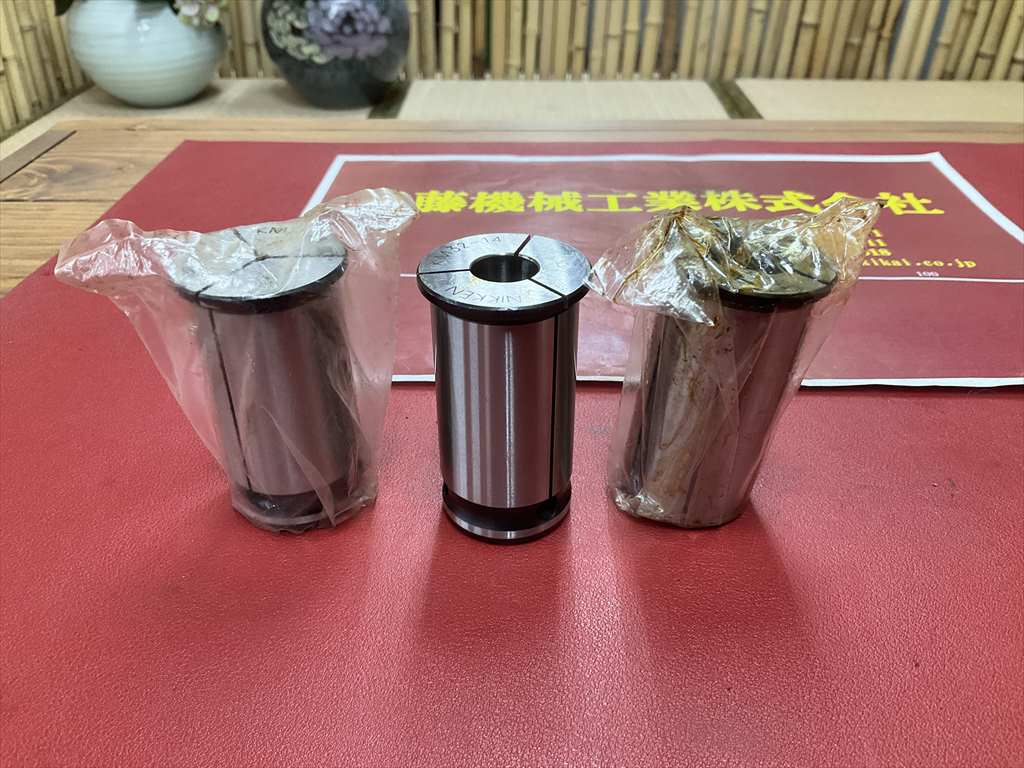 日研,NIKKEN, ストレートコレット KM32-3×1個　KM32-14×1個　KM32-18×1個　計3個