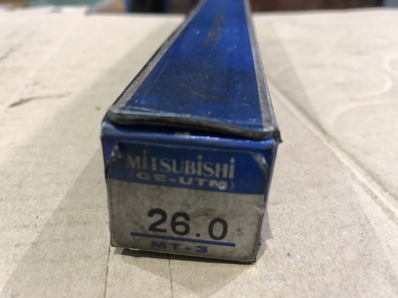 三菱/MITSUBISHI TIN 鉄骨用テーパードリル 26.0　Co-HSS
