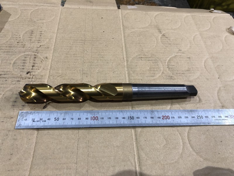 三菱/MITSUBISHI TIN 鉄骨用テーパードリル 26.0　Co-HSS