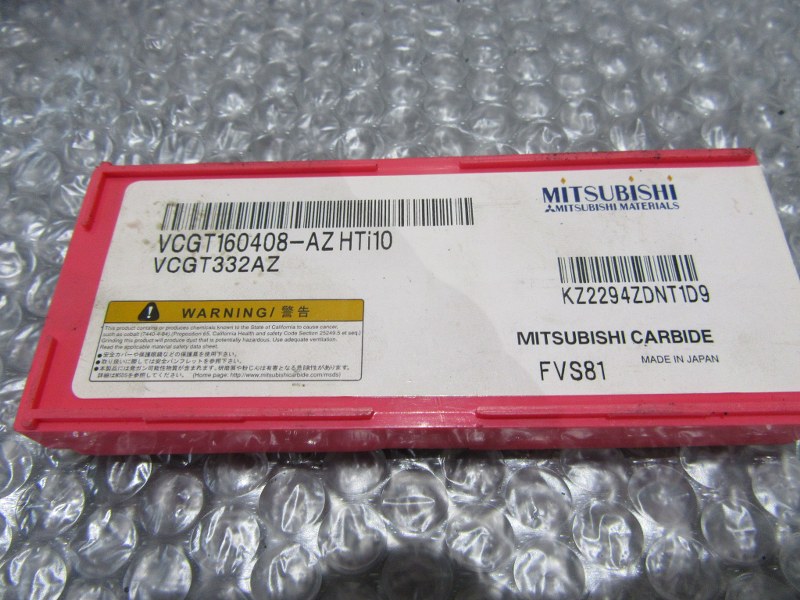 三菱/MITSUBISHI チップ VCGT160408-AZ　VCGT332AZ HTi10  未使用
