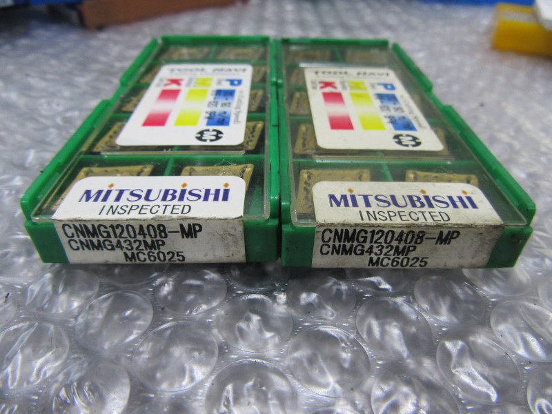 三菱/MITSUBISHI チップ CNMG120408-MP　CNMG432MP MC6025（2個）
