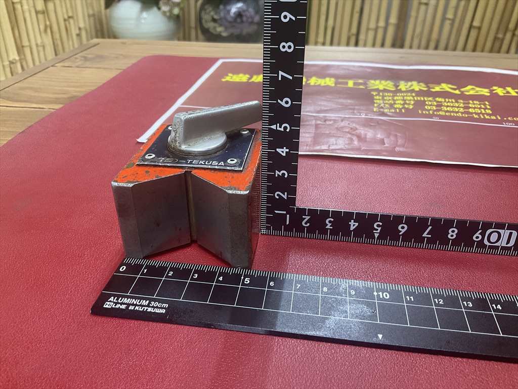 BIG-TEKUSA マグネットVブロック 53×60×36mm