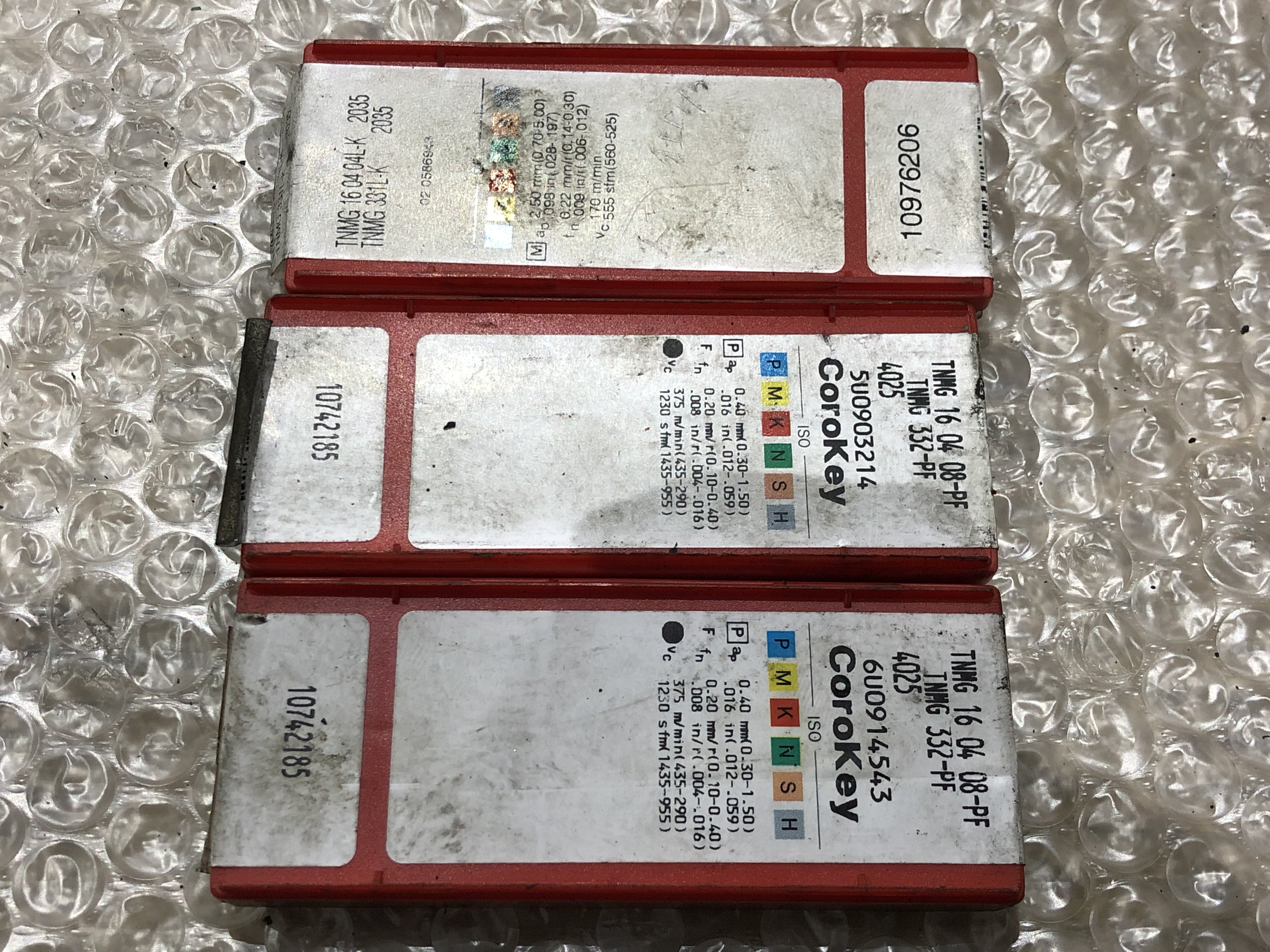 サンドビック/Sandvik チップ3個 様々なメーカーやサイズがあります。