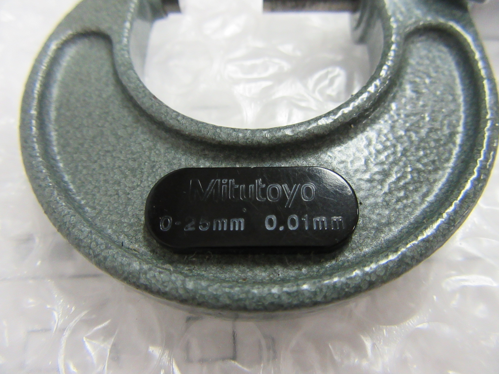 ミツトヨ/Mitutoyo 外側マイクロメーター 0-25mm(0.01mm)