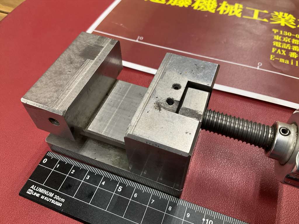  精密バイス 口金巾60mm　口金高さ25mm　口金開き30mm
