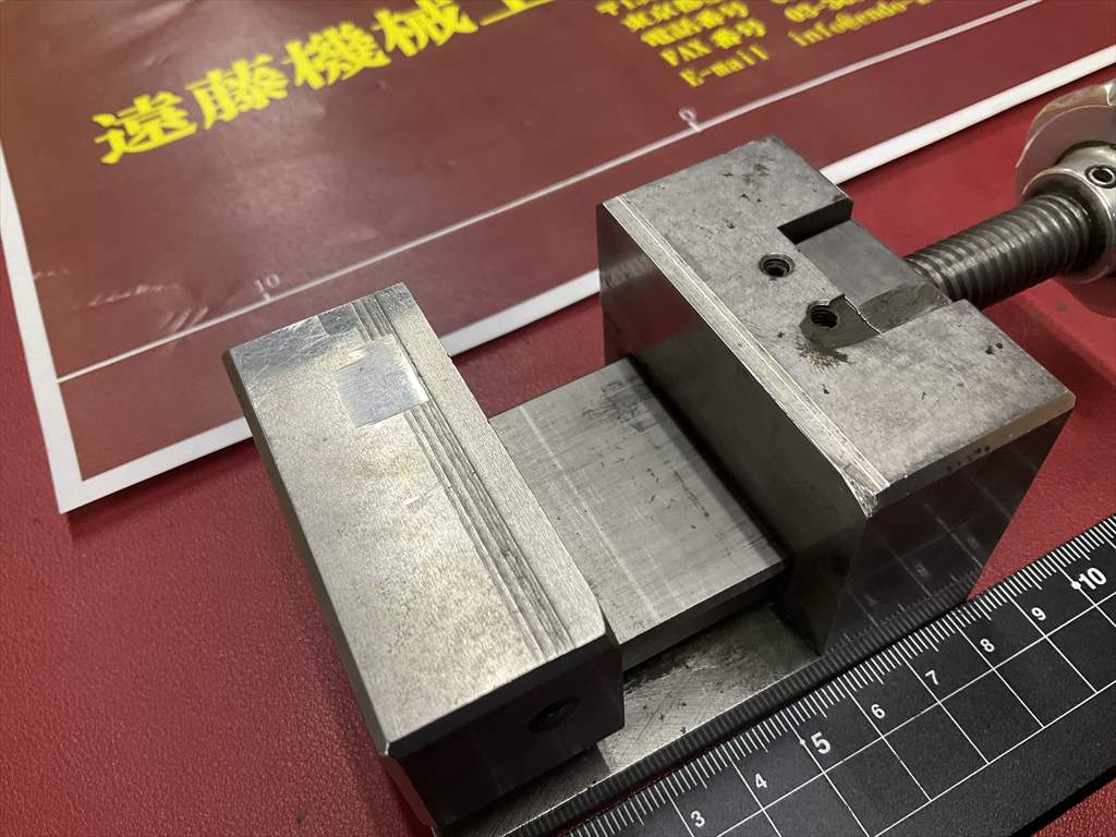  精密バイス 口金巾60mm　口金高さ25mm　口金開き30mm
