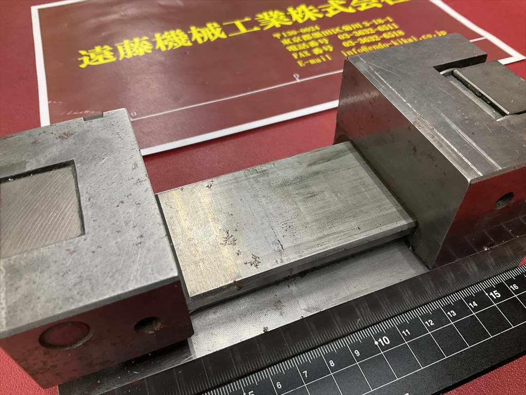  精密バイス 口金巾70mm　口金高さ30mm　口金開き80mm