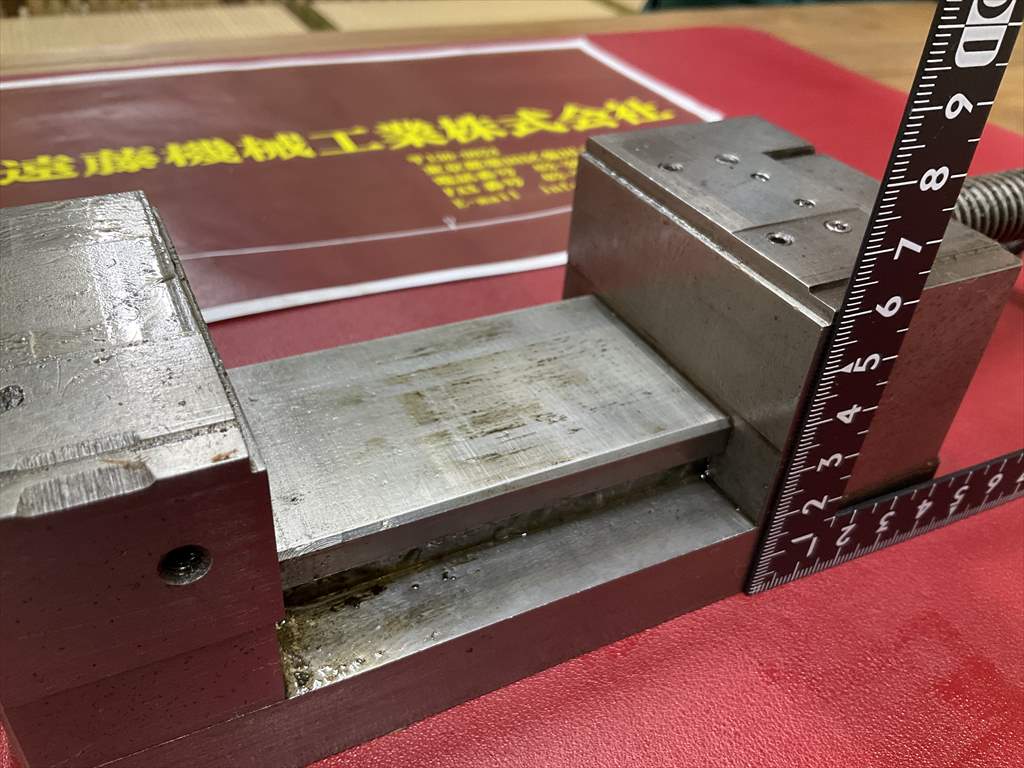  精密バイス 79J0578　口金巾70mm口金高さ25mm口金開き80mm