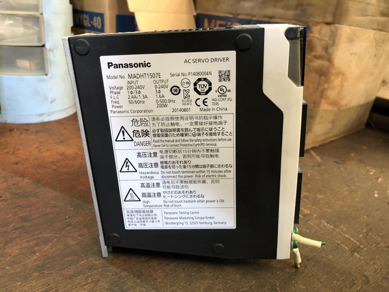 パナソニック/Panasonic サーボアンプ MADHT1507E