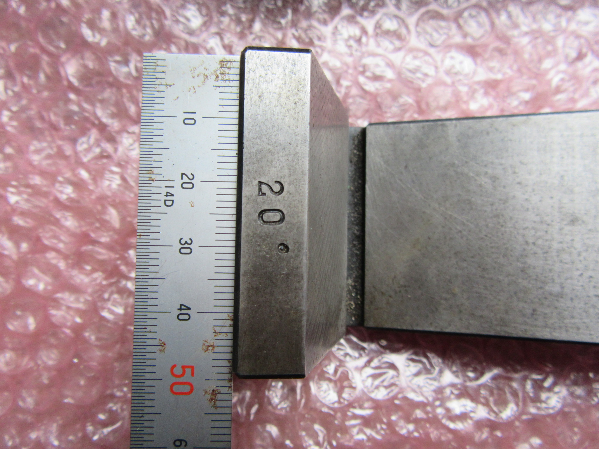 不明 角度ブロック 20°