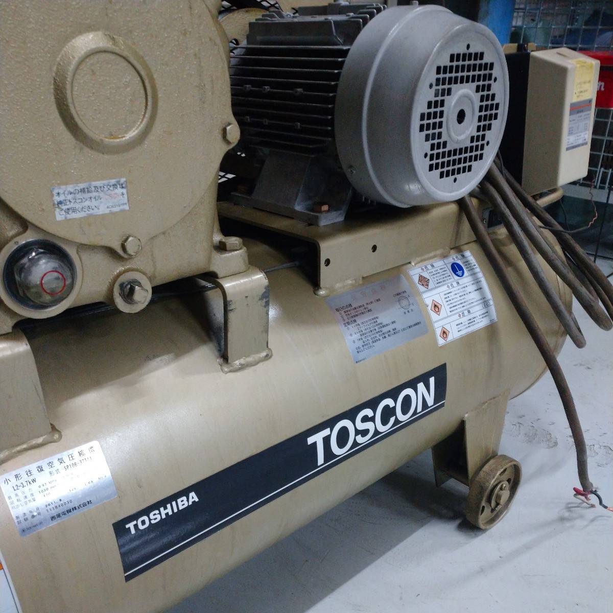 東芝 3.7kwコンプレッサー SP106-37T11
