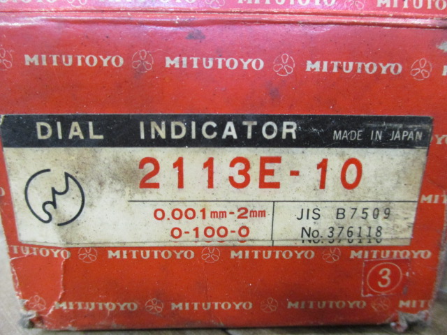 MITUTOYO｜ミツトヨ ダイヤルゲージ 2113E-10