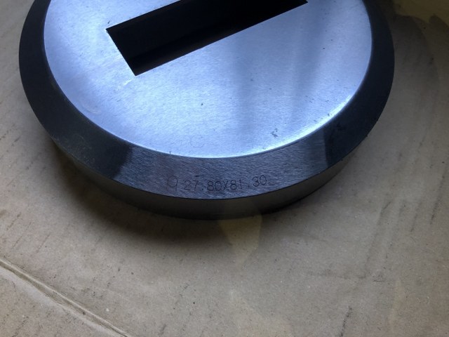 アマダ/AMADA タレパン金型（ダイ） 【タレパン金型（ダイ）】ダイ：27.80x81.30