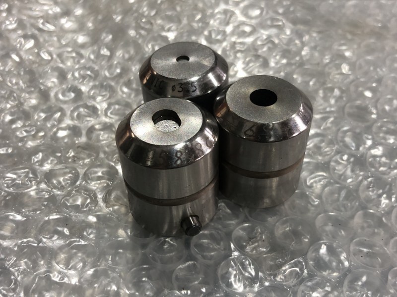 コニック/Conic タレパン金型（ダイ）3個 φ3.5/φ6.9/5.8x8　C＝0.4