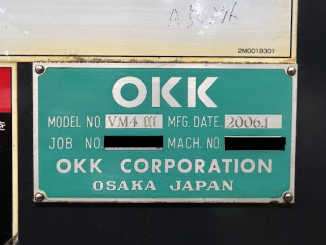 OKK 立マシニング VM4III