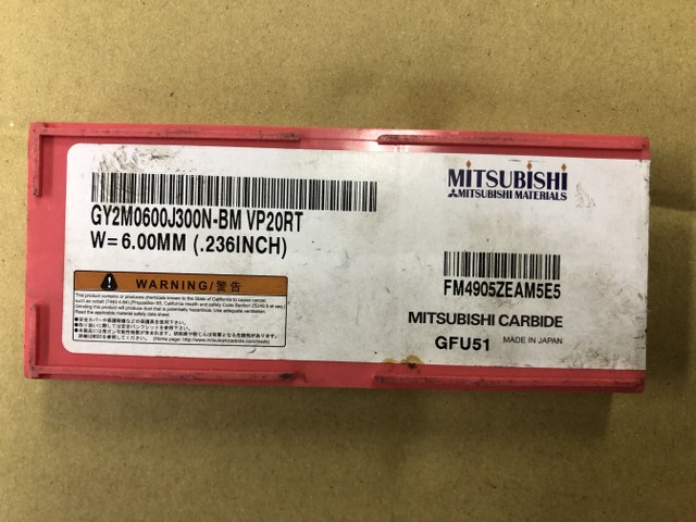 三菱マテリアル/Mitsubishi Materials チップ 【チップ】GY2M0600J300N-BM VP20RT