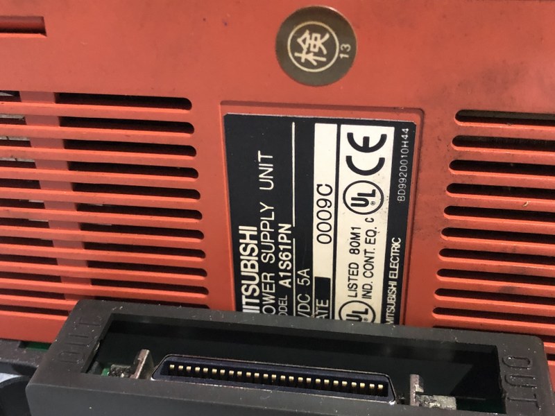 三菱電機/MITSUBISHI 電源ユニット A1S61PN/A2USHCPU-S1/A1SX42/A1SX41/A1SY42/A1SD75P3-S3/A1SD62/A1S66ADA/A1SJ71UC24-R2