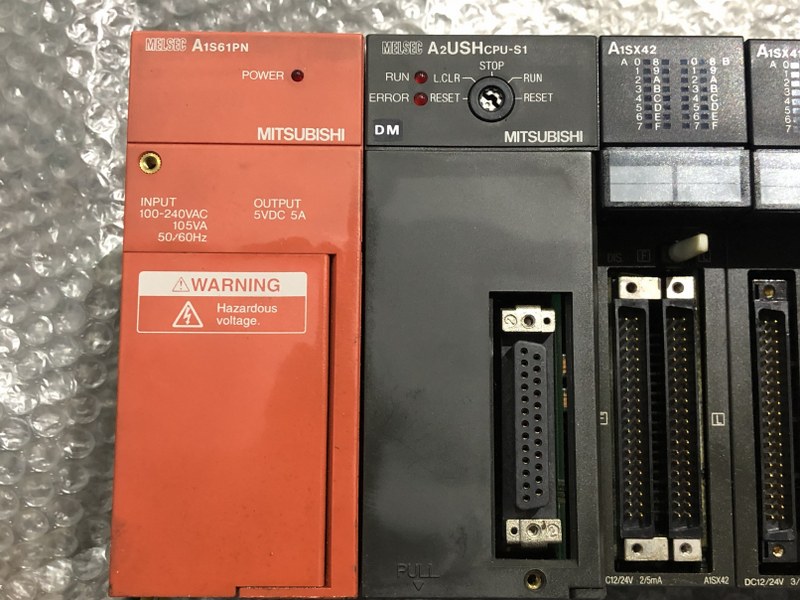 三菱電機/MITSUBISHI 電源ユニット A1S61PN/A2USHCPU-S1/A1SX42/A1SX41/A1SY42/A1SD75P3-S3/A1SD62/A1S66ADA/A1SJ71UC24-R2