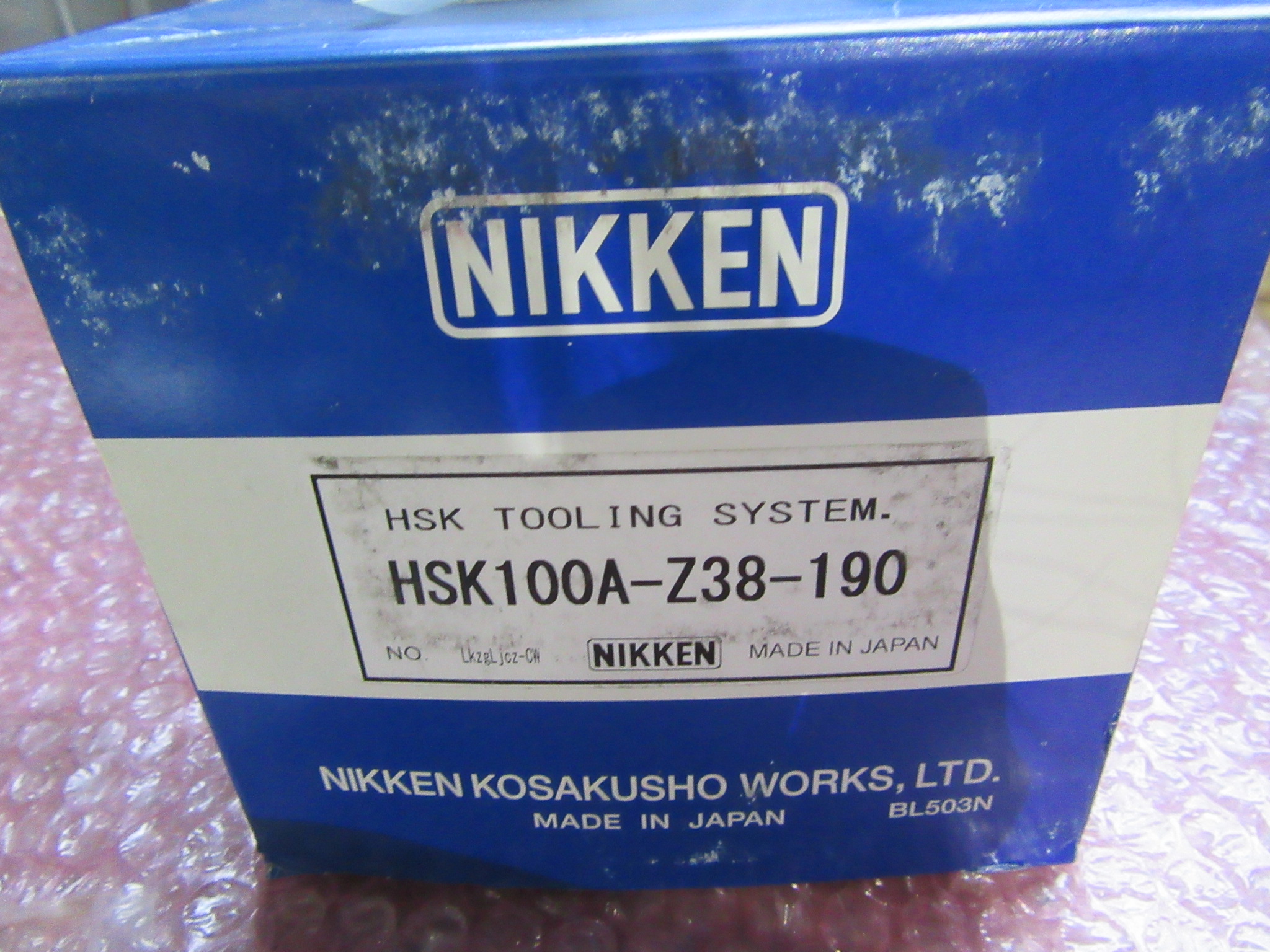 NIKKEN/日研 HSK100タッパチャック HSK100A-Z38-190(Z38 M18-M38 )U3/4-U1 3/8
