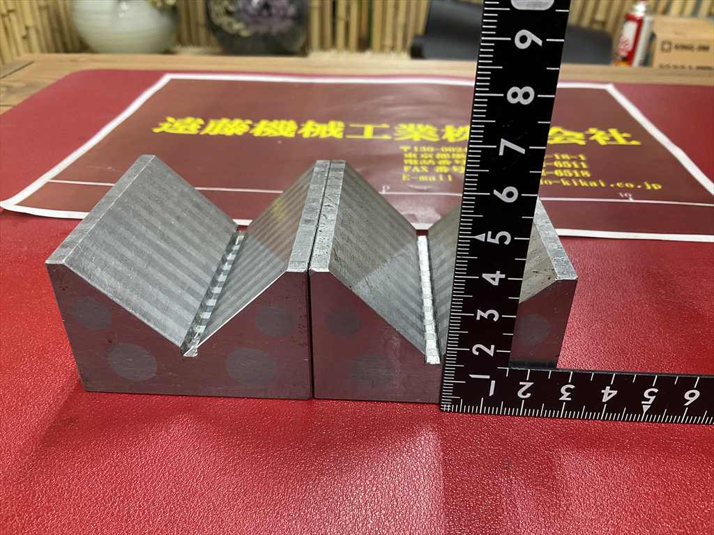  チャックVブロック 65mm×60mm×40mm　2個/1セット