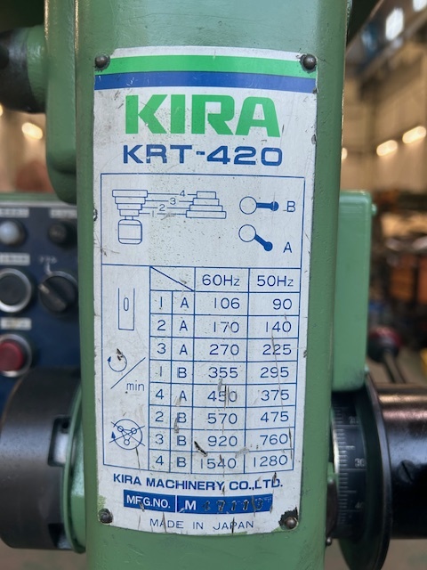KIRA,キラ, タッピング盤 KRT420