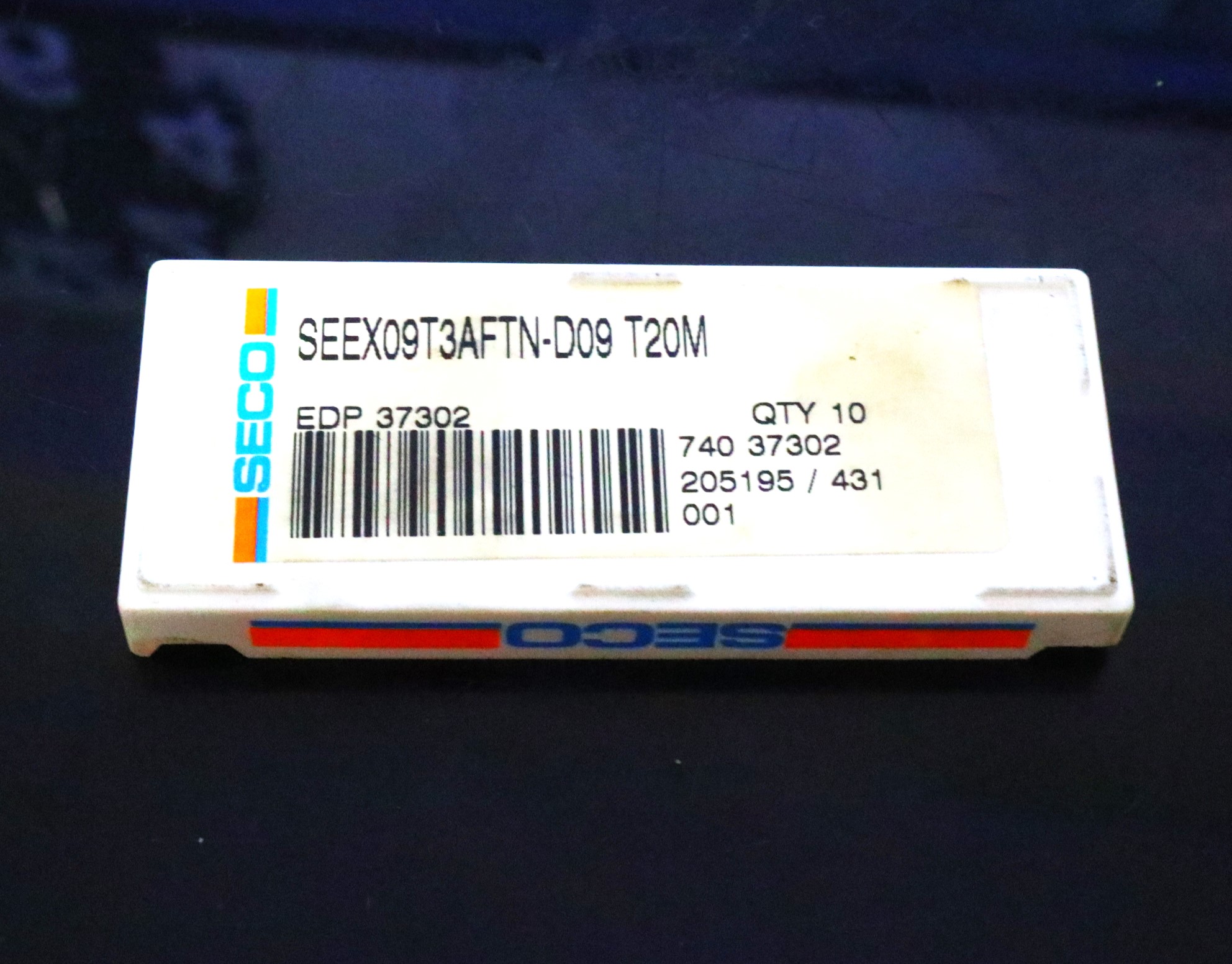 SECO チップ SEEX09T3AFTN-D09 T20M 10個　未使用