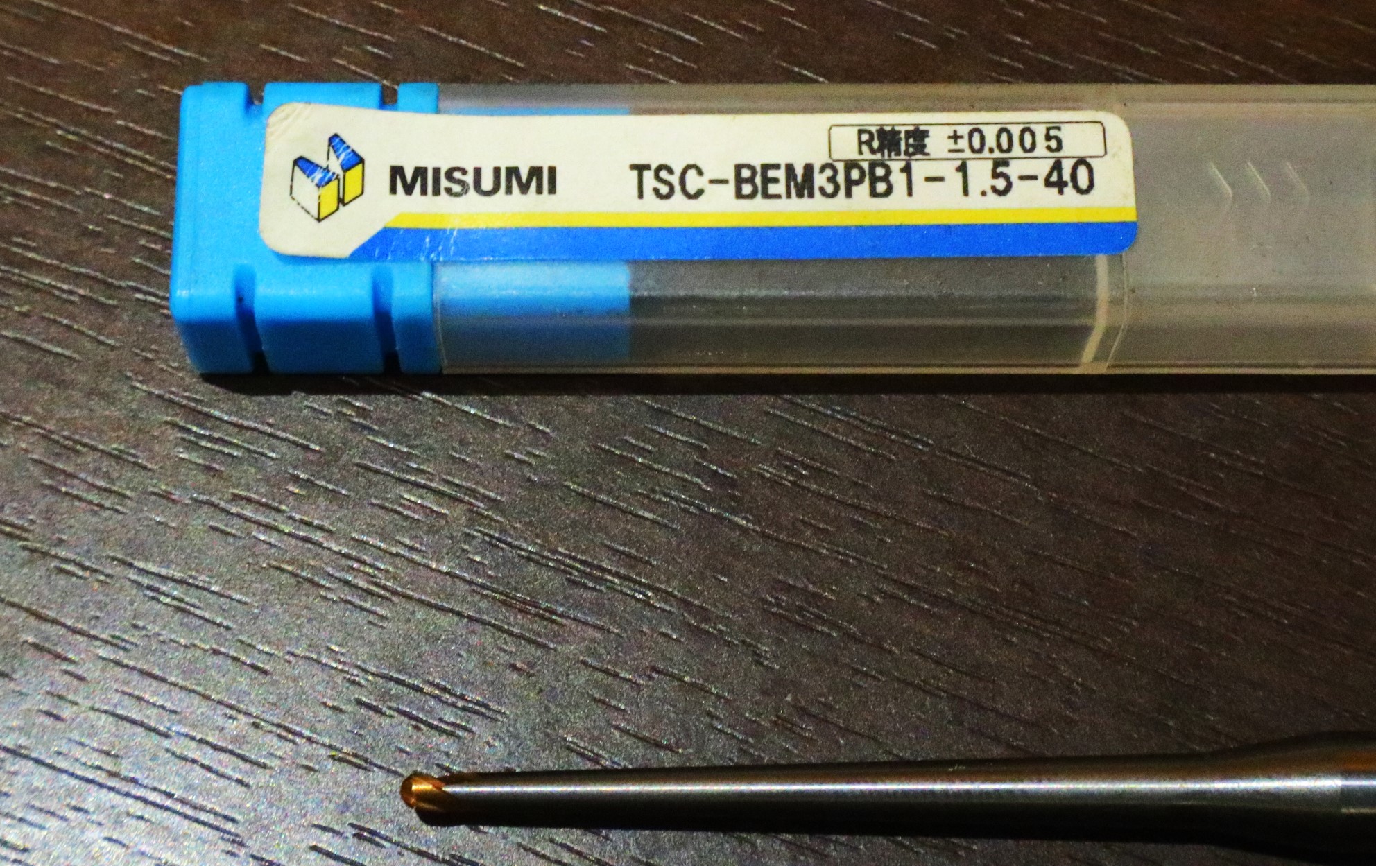 MISUMI エンドミル TSC-BEM3PB1-1.5-40 未使用