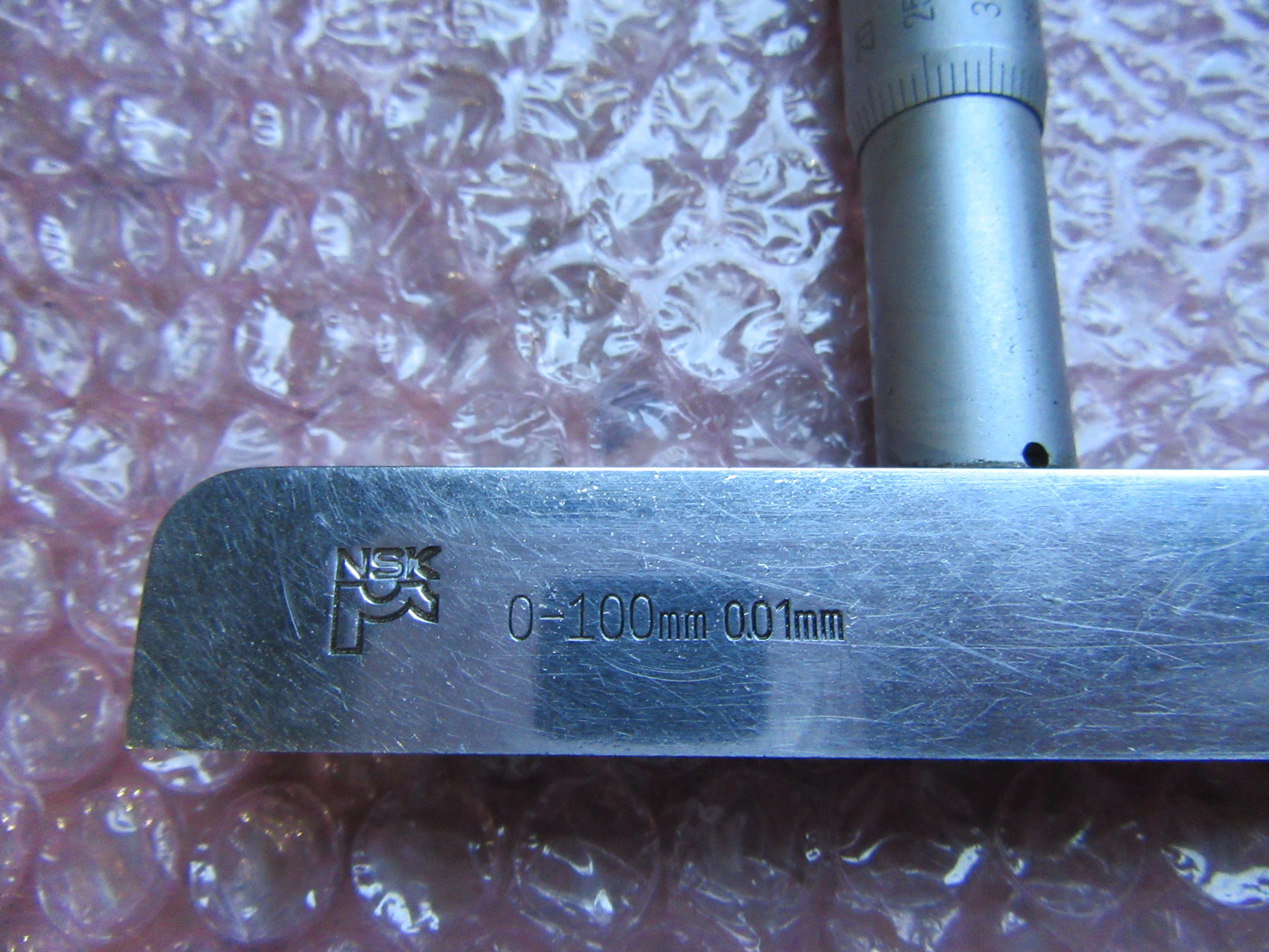 NSK/日本精工 デプスマイクロメーター 0-100mm (0.01mm)