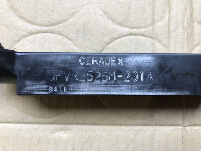 CERADEX 溝入れ用ホルダ 【溝入れ用ホルダ】GFVR2525M-201A