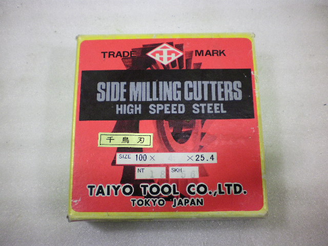 大洋ツール Φ100 千鳥刃サイドカッター 100X4X25.4