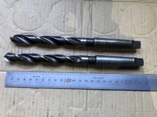 NACHI FORGE テーパーシャンクドリル2本 【テーパーシャンクドリル2本】φ15,φ15.8