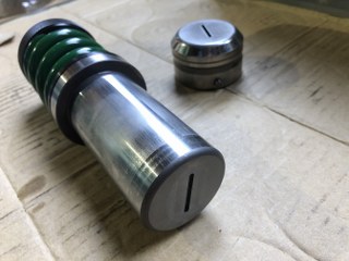 コニック/Conic タレパン金型（ショート/セット） 【タレパン金型（ショート/セット）】パンチ+ダイ：φ2x20,C=0.15
