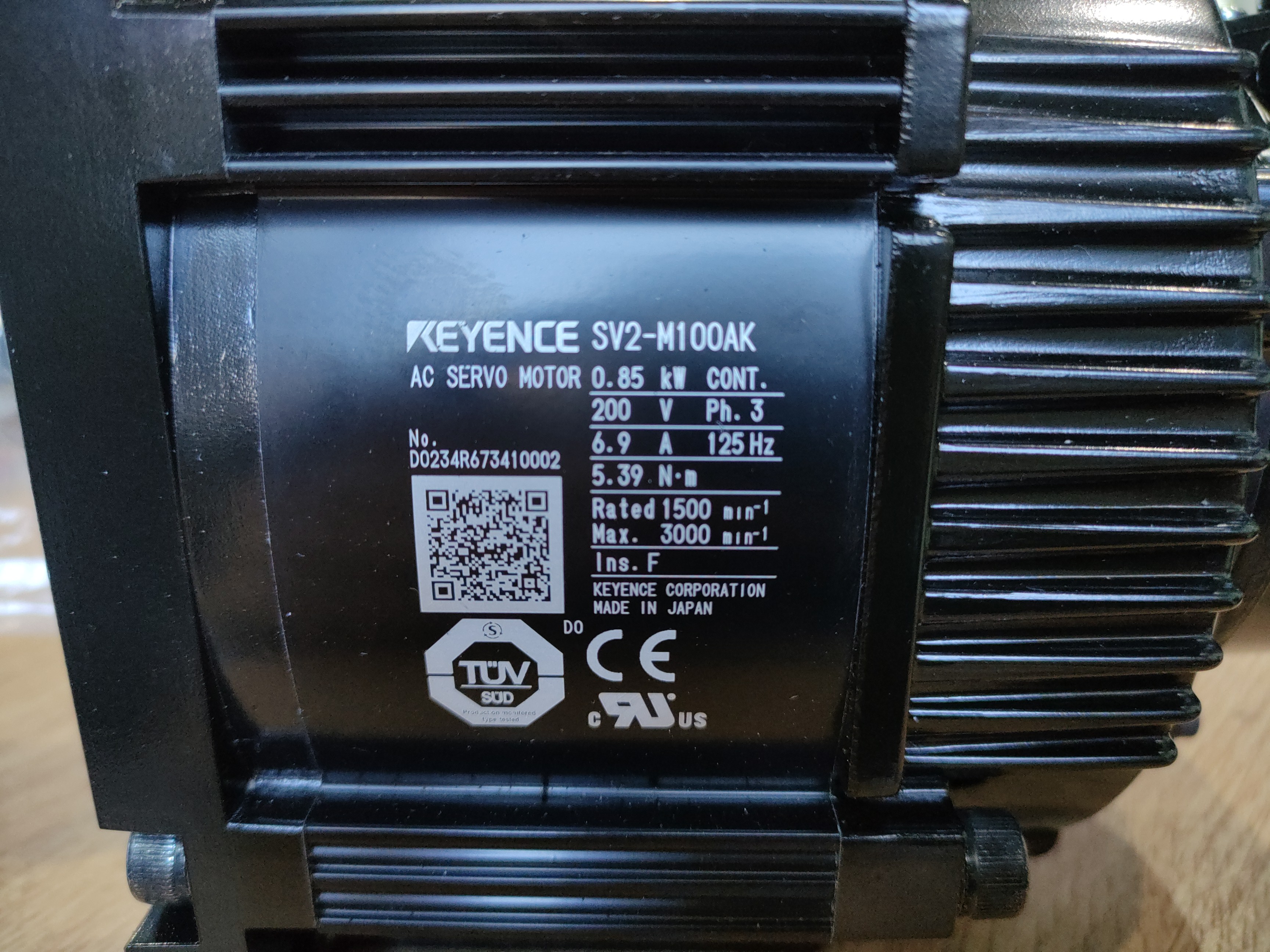 キーエンス/KEYENCE ACサーボモータ SV2-M100AK