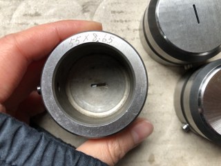 不明 タレパン金型（ダイ）3個 【タレパン金型（ダイ）3個】(1)1.55x8.65　(2)0.95x10.15　(3)0.95x8.65