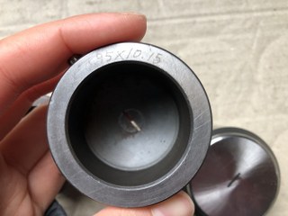 不明 タレパン金型（ダイ）3個 【タレパン金型（ダイ）3個】(1)1.55x8.65　(2)0.95x10.15　(3)0.95x8.65
