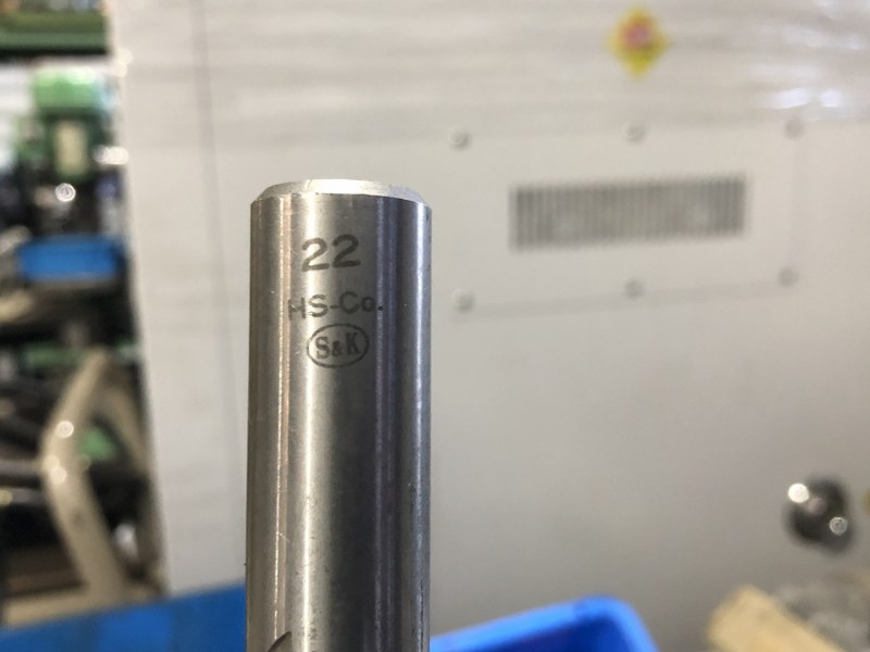 S＆K エンドミル 22  HS-Co