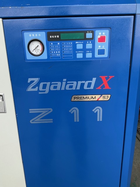 三井精機 11kWエアーコンプレッサー Z115AX-R