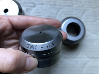 コニック/Conic タレパン金型（ダイ）3個 【タレパン金型（ダイ）3個】(1)6x8 C=0.2　(2)1.9　(3)24.5