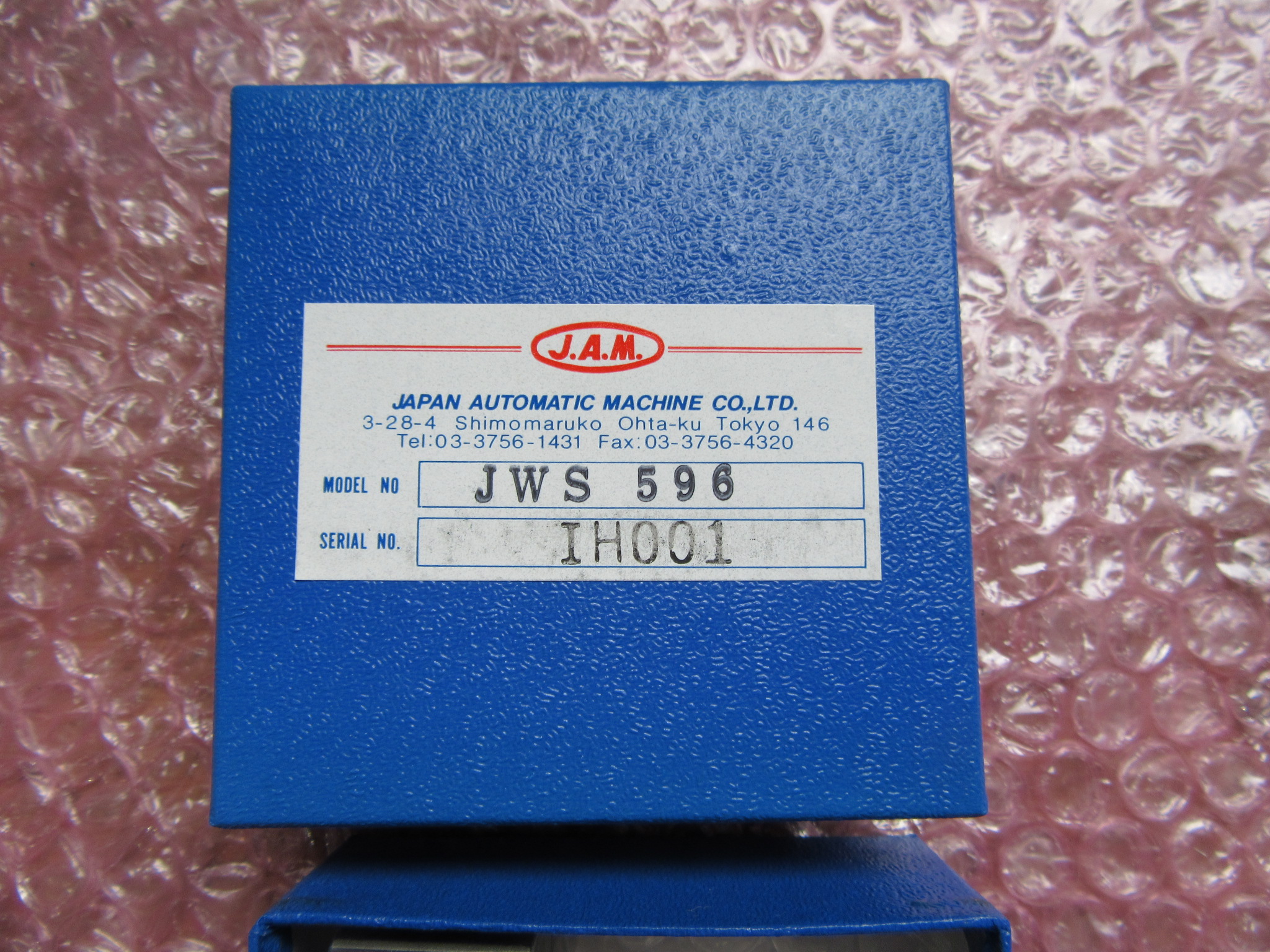 JAM/日本オートマチックマシン ワイヤーカットバイス用オプション JWS596
