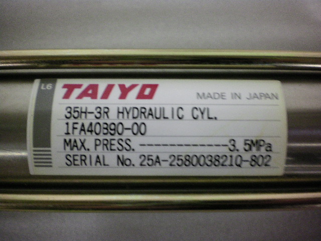 TAIYO 油圧シリンダ 35H-3R1FA40B90-00
