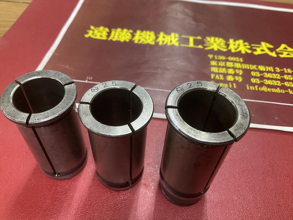 日研,NIKKEN, ストレートコレット シャンク径32mm　Φ25×3個