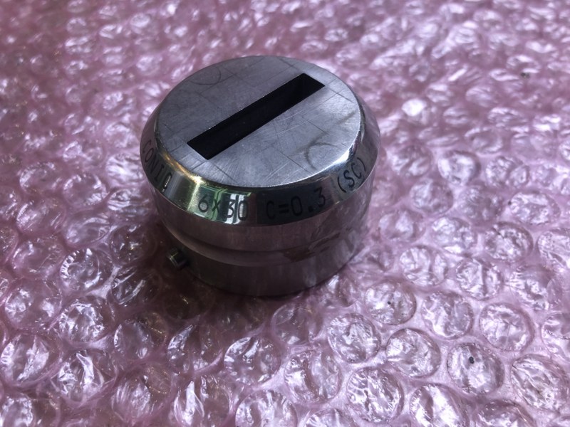 コニック/Conic タレパン金型（ショート/セット） ダイ：6x30　C＝0.3 パンチ：6x30
