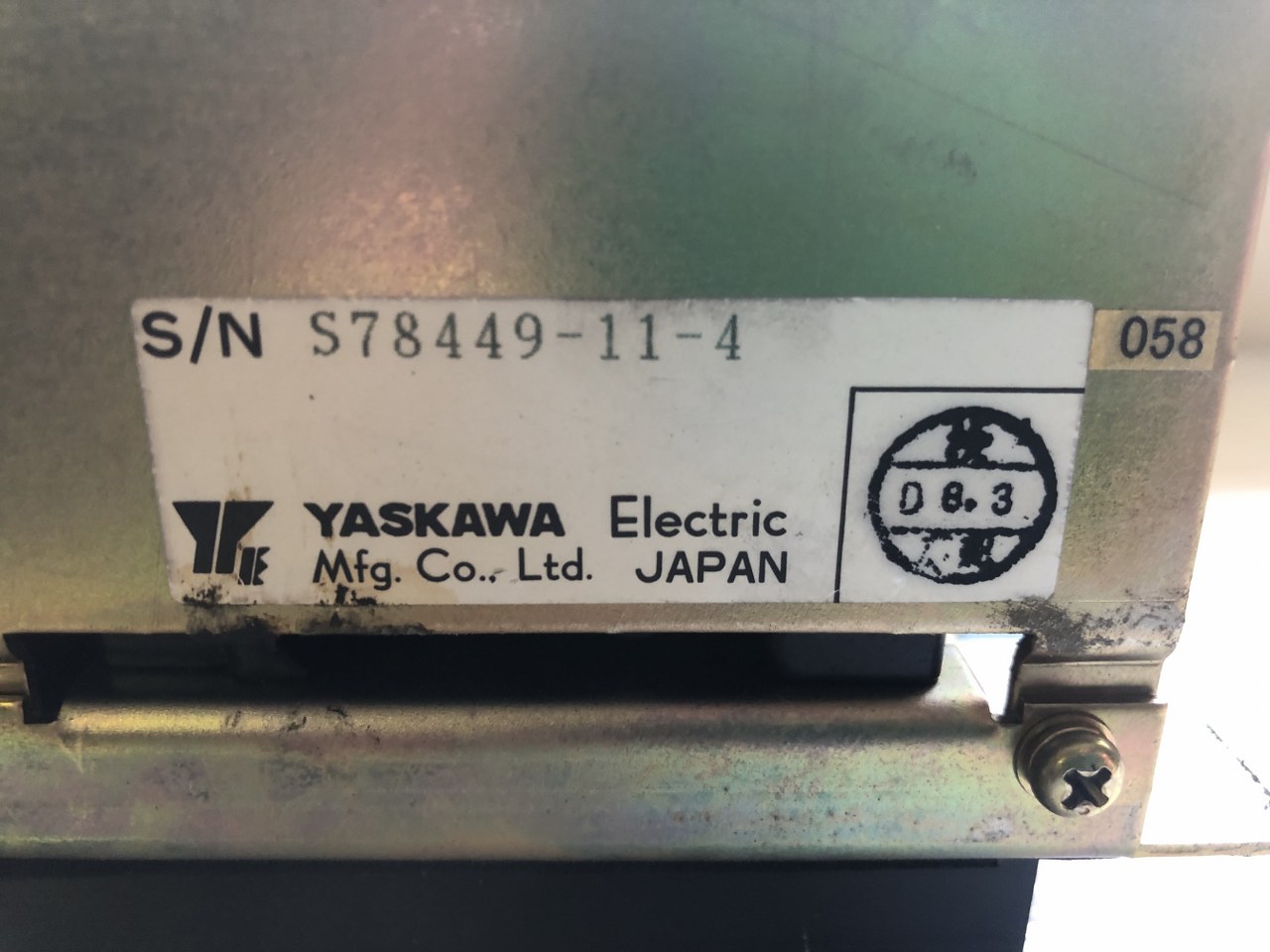 安川電機 YASKAWA ELECTRIC サーボパック SERVOPACK CACR-SR10SB1BF