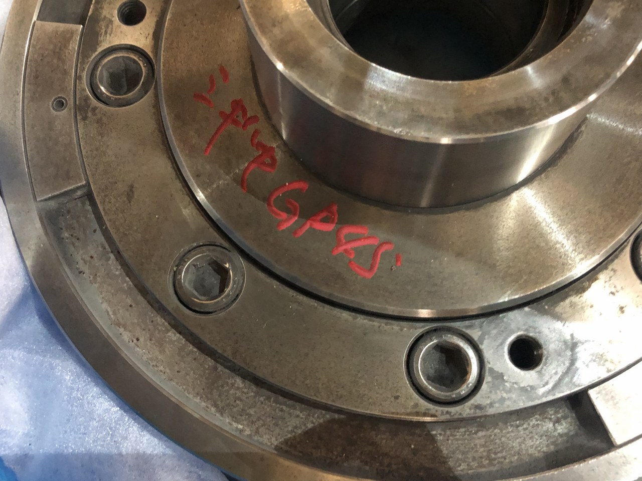  砥石フランジ シギヤの円筒研削盤（GP45）用
