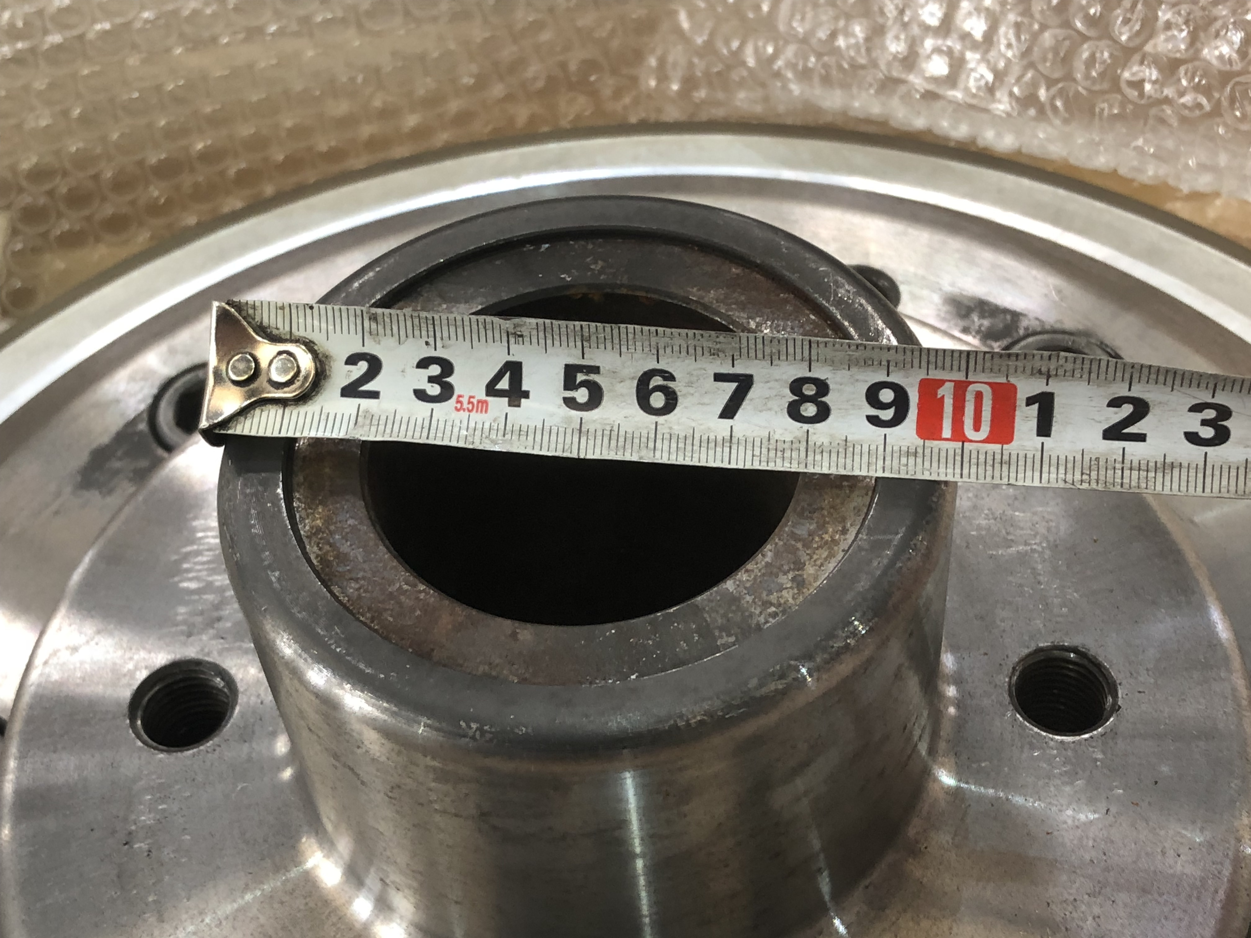 不明 砥石フランジ 661546　オークマの円筒研削盤（GP47）用