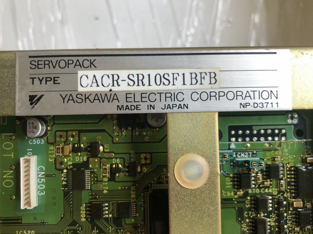 安川電機 YASKAWA ELECTRIC サーボパック SERVOPACK CACR-SR10SF1BFB