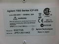 Agilent technologies アジレント・テクノロジー 微量金属元素分析装置 7500cs ICP-MS G3273A