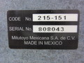 ミツトヨ コンパレータスタンド BSG-20X(215-151)