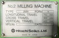 日立精機 立フライス 2MW-V