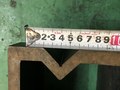 不明 V溝付桝型ブロック 150x150mm